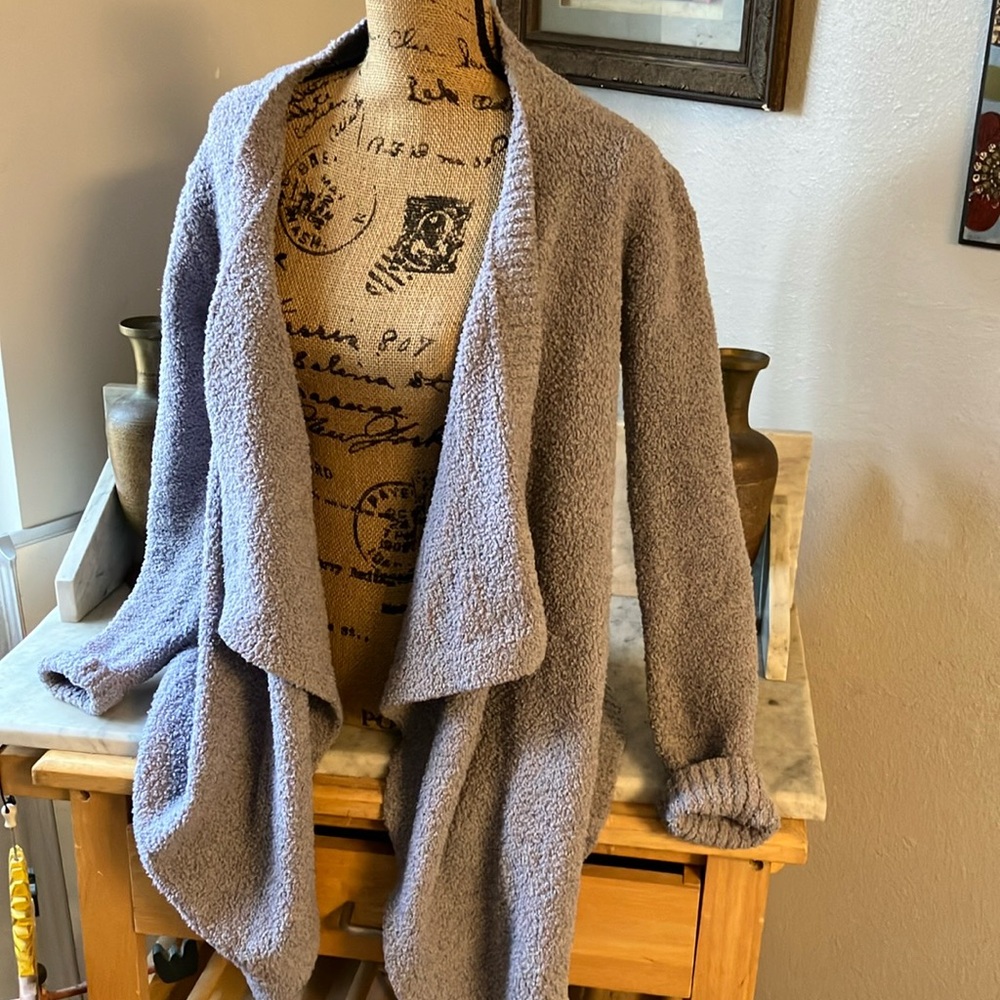 UGG Women's Soft Gray Open Cardigan